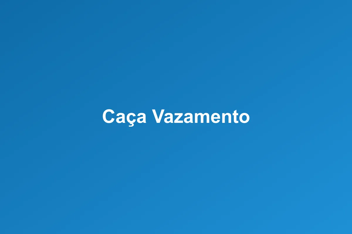 Caça-vazamento de Gás em Salvador
